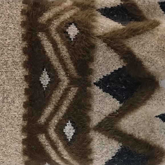 Ana XXL Soft Stretchy Mock Neck Winter Sweater Olive Tan Cream Black Comfy - Picture 2 of 12